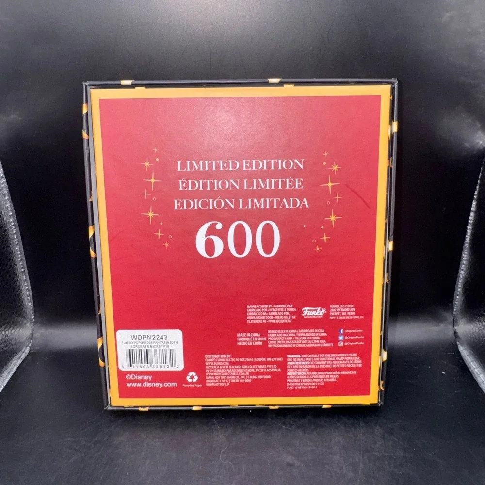 Disney Fantasia 80th Sorcerer Mickey Funko Pop Enamel Pin SPO Exclusive LE 600 - Picture 2 of 2